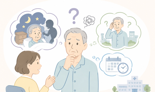 がん患者さんに起こる「せん妄」とは？症状や要因、家族ができる対応などを解説