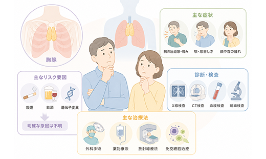 胸腺がんとは?症状や原因、検査から治療法の選択肢まで分かりやすく解説